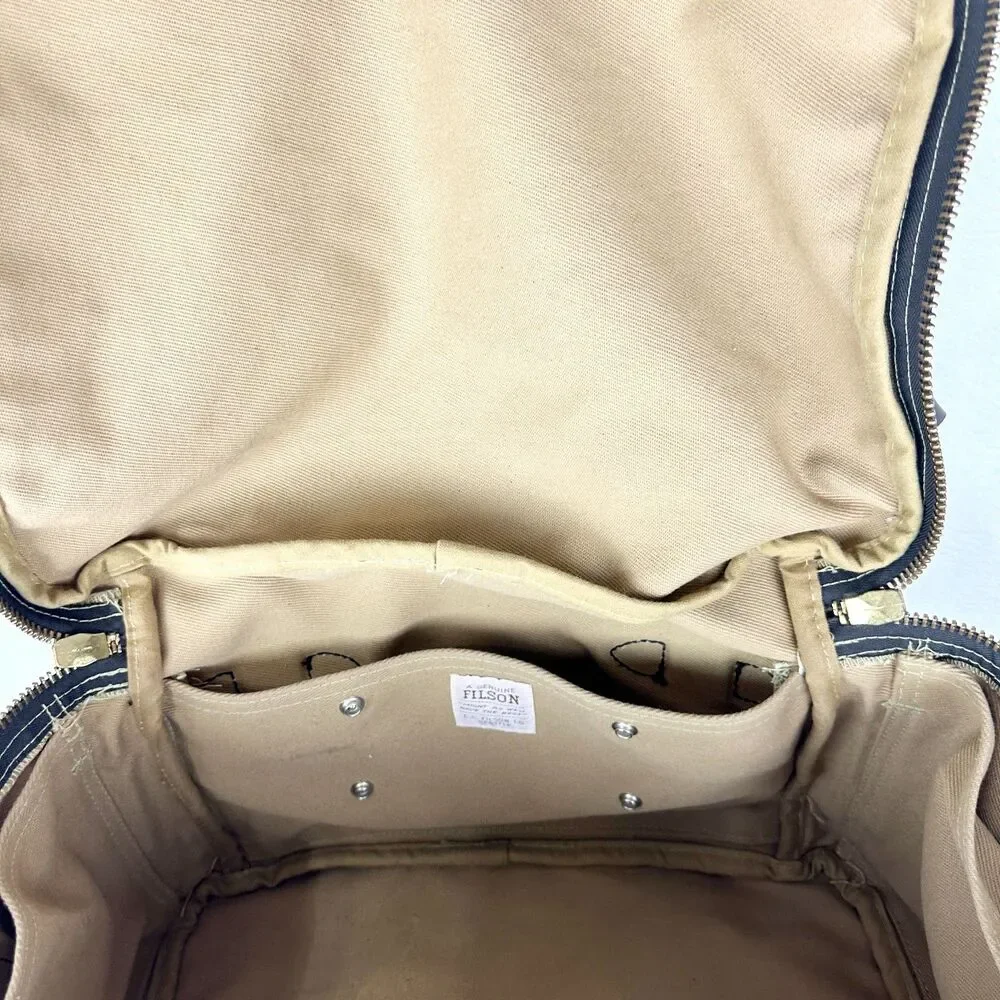 Filson 264 Original Rugged Twill Compartment Case Duffle Talon Era Travel